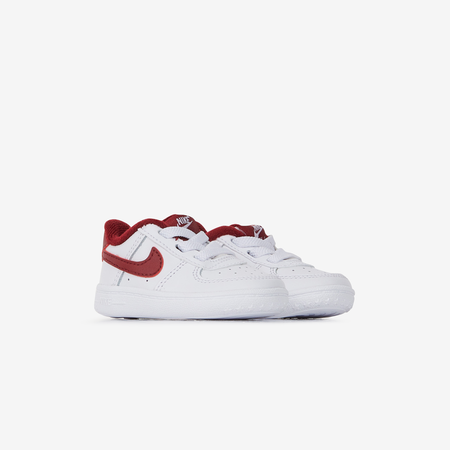 NIKE air force 1 FORCE 1 CRIB BLANC/ROUGE BABY