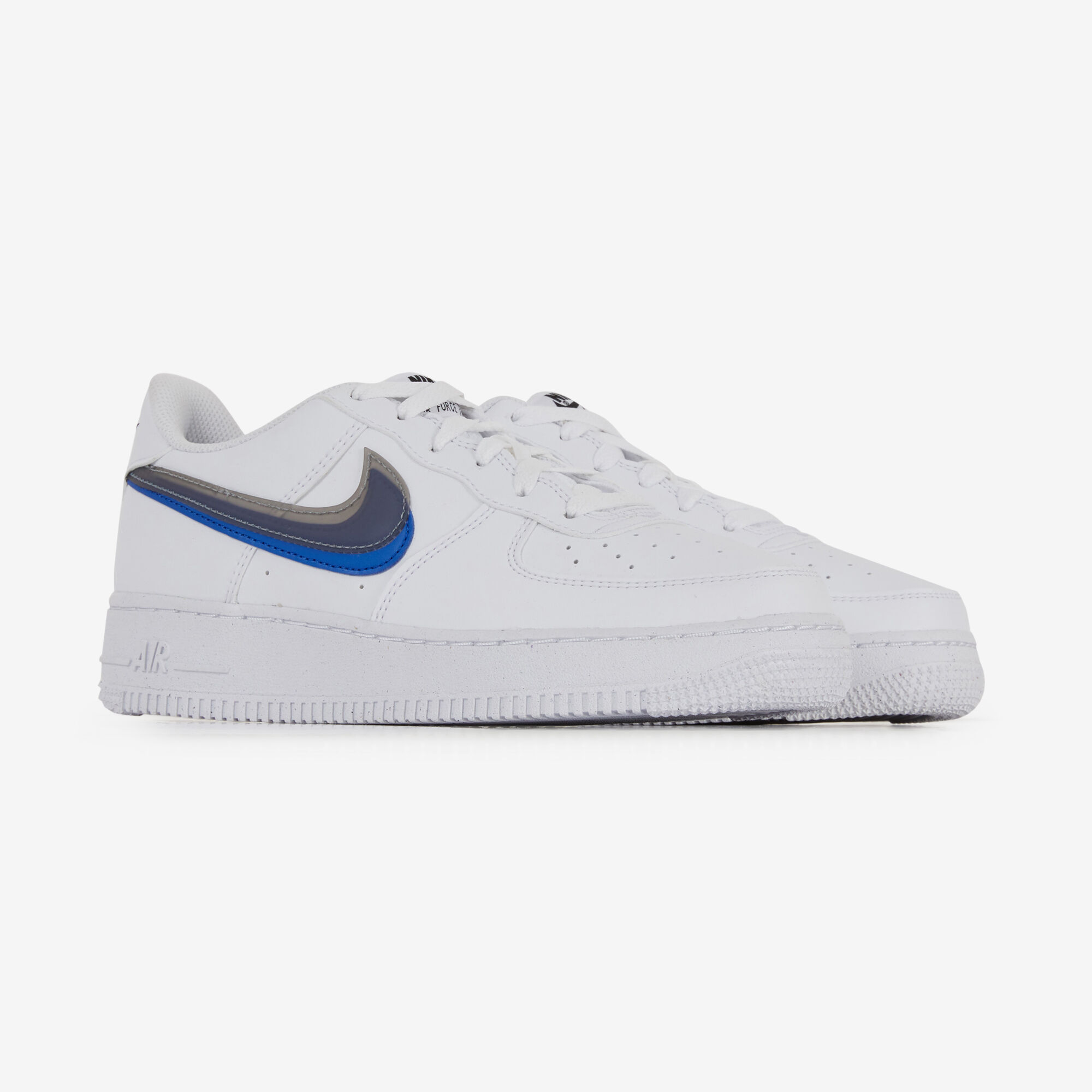 Nike air force 1 blue swoosh new arrivals