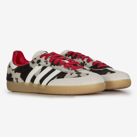 ADIDAS ORIGINALS samba SAMBA OG COW PONY HAIR BRUIN/ROOD DAMES