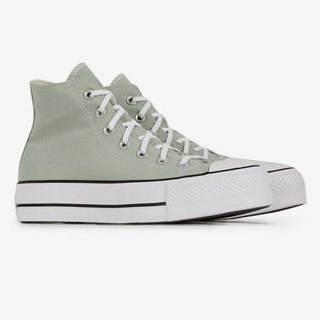 CONVERSE chuck taylor all star CHUCK TAYLOR ALL STAR LIFT HI GROEN DAMES