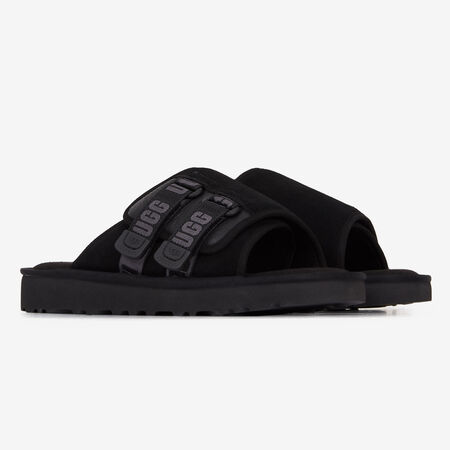 UGG GOLDENCOAST STRAP SLIDE ZWART HEREN
