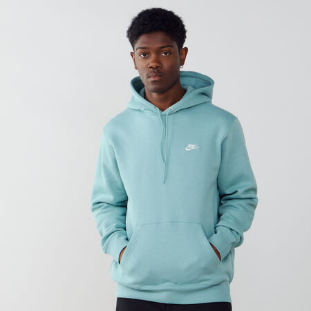 HOODIE CLUB SMALL LOGO : GROEN/WIT