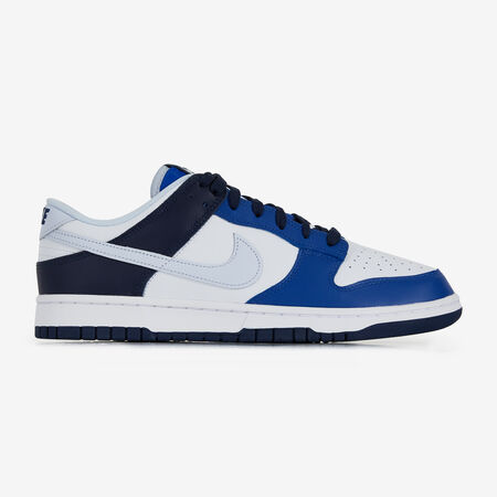 DUNK LOW : WIT/MARINEBLAUW
