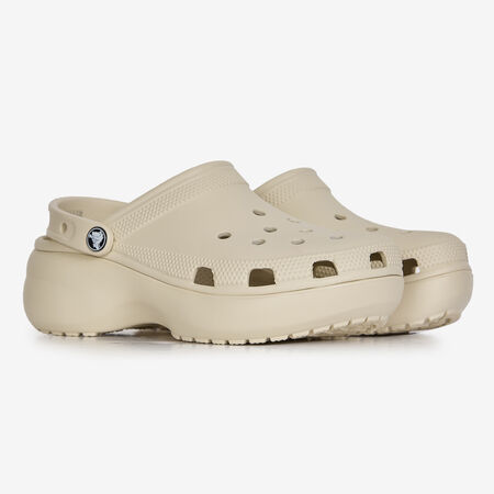 CROCS CLASSIC PLATFORM CLOG WIT DAMES