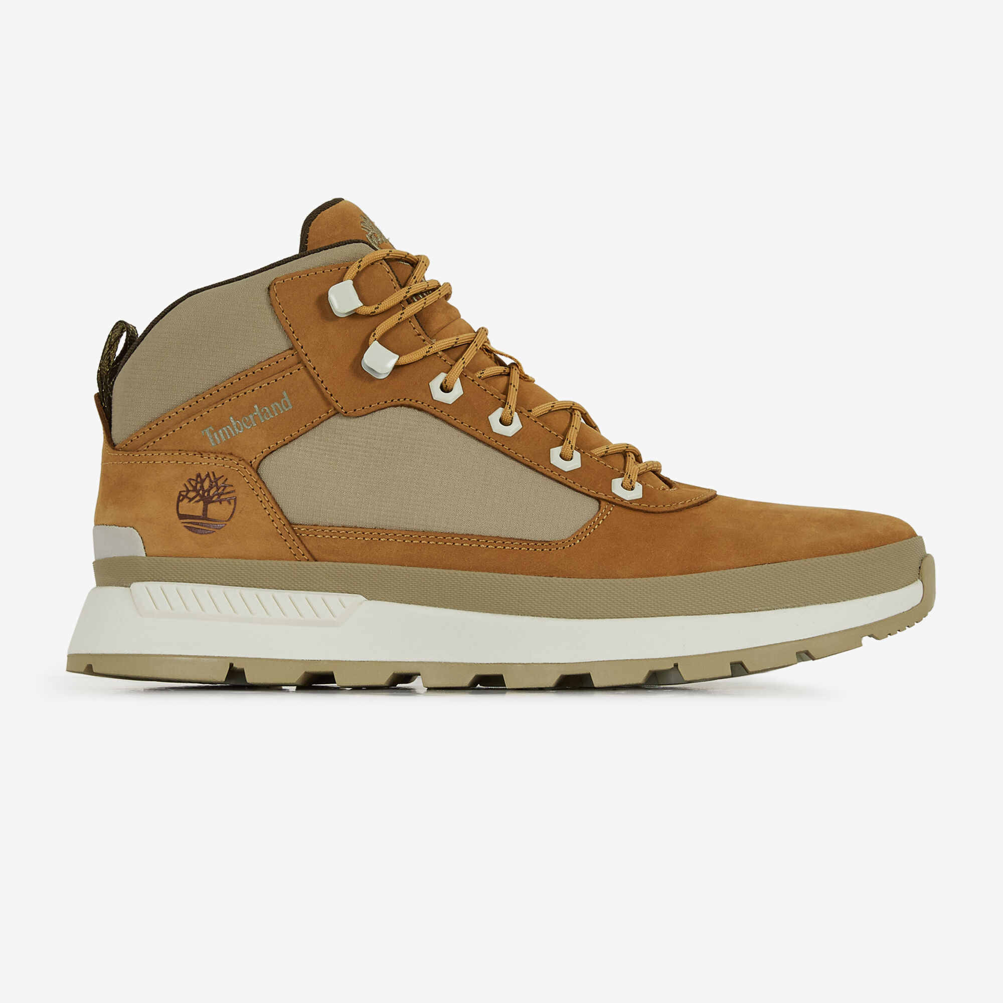 TIMBERLAND FIELD TREKKER MID BRUIN BEIGE SNEAKERS HEREN Courir