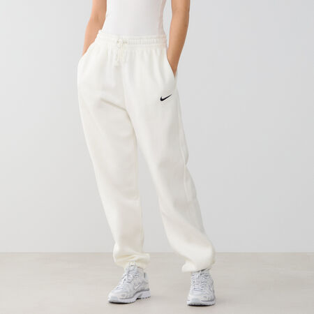 NIKE PANT JOGGER PHOENIX OS ECRU/ZWART DAMES
