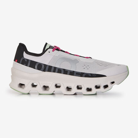 ON RUNNING CLOUDMONSTER WIT/ZWART HEREN