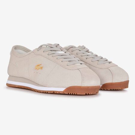 LACOSTE CLUB LOW GRIJS/WIT DAMES