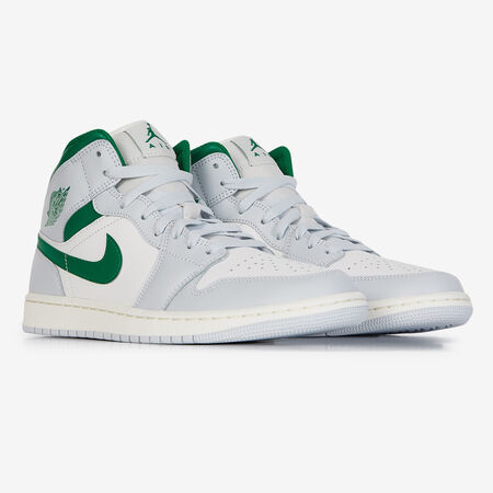 JORDAN air jordan 1 AIR JORDAN 1 MID WIT/GROEN HEREN
