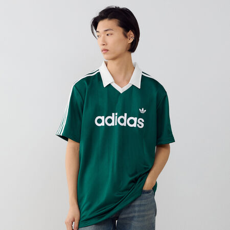 ADIDAS ORIGINALS JERSEY ARCHIVE COLLAR GROEN HEREN