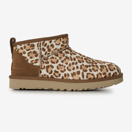 UGG classic mini CLASSIC ULTRA MINI CHEETAH BEIGE/BRUIN DAMES