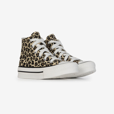 CONVERSE CHUCK TAYLOR ALL STAR EVA LIFT HI LEOPAR BEIGE/BRUIN KIND