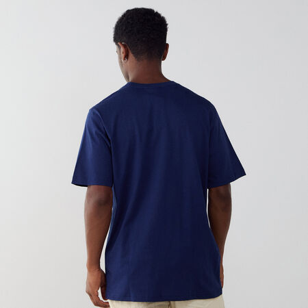 ADIDAS ORIGINALS TEE SHIRT ESSENTIAL MARINEBLAUW/WIT HEREN