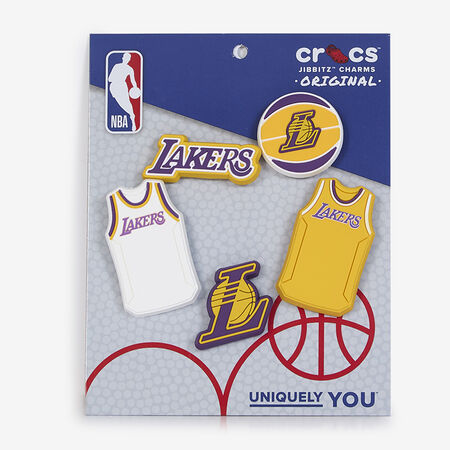CROCS JIBBITZ NBA LOS ANGELES LAKERS 5PC MEERKLEURIG UNISEX