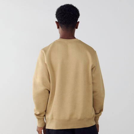 NIKE SWEAT CREW CLUB BEIGE/WIT HEREN