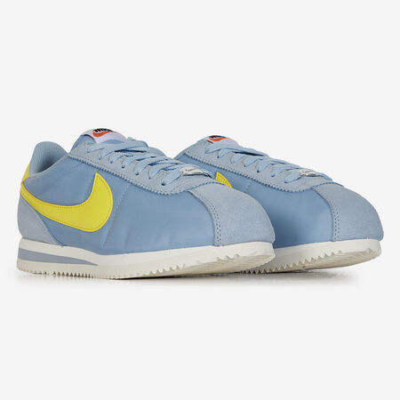 NIKE cortez CORTEZ NYLON BLAUW/GEEL DAMES