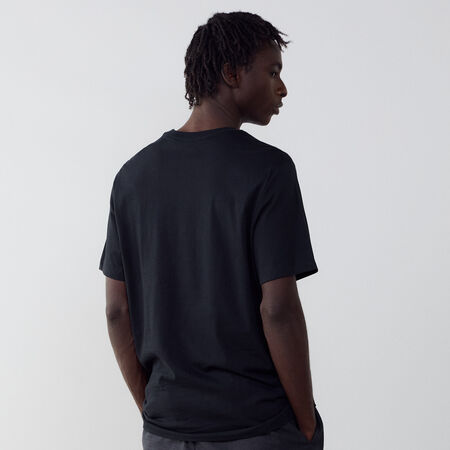 NIKE TEE SHIRT CLUB ZWART/GOUD HEREN
