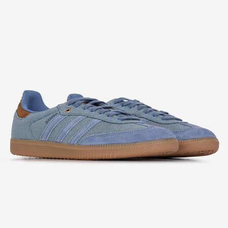 ADIDAS ORIGINALS samba SAMBA OG DENIM BLAUW/BRUIN HEREN