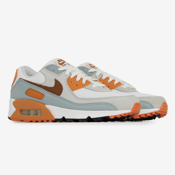 Sneakers Dames Nike Air Max 90 Heren Grijs Oranje Air Max 90