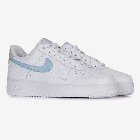 NIKE air force 1 AIR FORCE 1 LOW MINI SWOOSH WIT/BLAUW DAMES