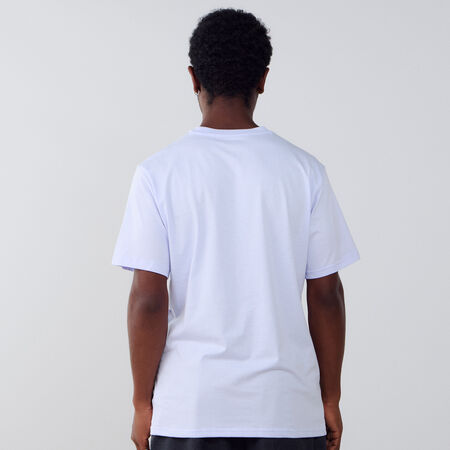 CONVERSE TEE SHIRT STAR CHEVRON EMBROIDERED LILA/WIT HEREN