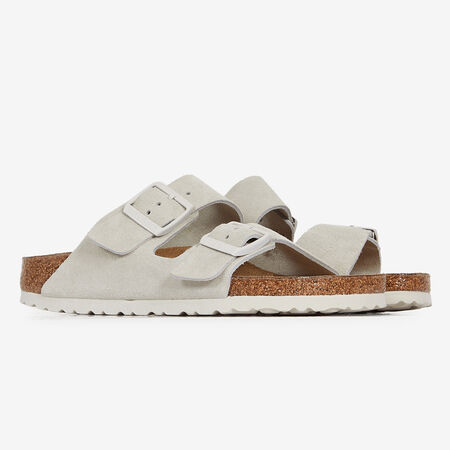 BIRKENSTOCK arizona ARIZONA SUEDE ANTIQUE WHITE WIT DAMES
