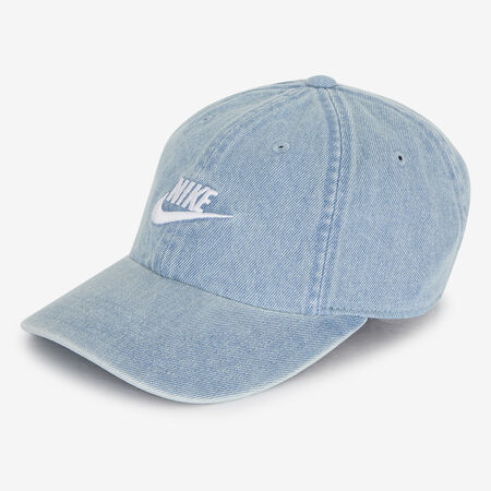 NIKE CASQUETTE CLUB DENIM BLAUW/WIT KINDEREN