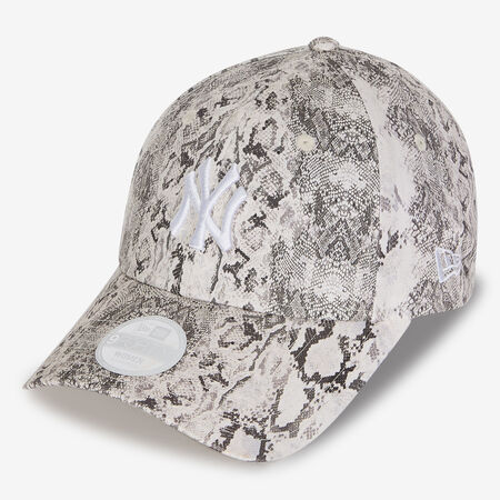 NEW ERA 9FORTY WOMEN NY SNAKE AOP GRIJS DAMES