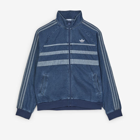 ADIDAS ORIGINALS JACKET FZ THE FIRST BLAUW/WIT HEREN