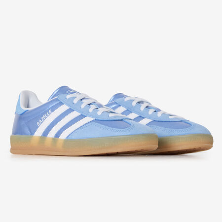 ADIDAS ORIGINALS gazelle GAZELLE INDOOR METALLIC BLAUW/WIT DAMES