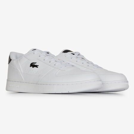 LACOSTE T-CLIP SET CROCO WIT/ZWART JUNIOR