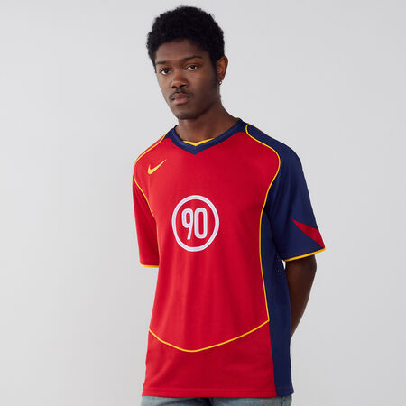 NIKE JERSEY T90 ENERGY ROOD/BLAUW HEREN