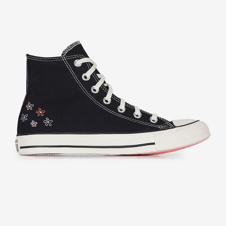CONVERSE chuck taylor all star CHUCK TAYLOR ALL STAR HI LITLE FLORAL ZWART DAMES