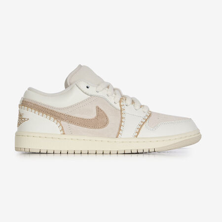 JORDAN AIR JORDAN 1 LOW FUR BEIGE/WIT DAMES