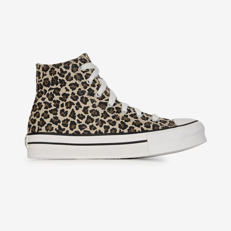 CONVERSE CHUCK TAYLOR ALL STAR EVA LIFT HI LEOPAR BEIGE/BRUIN JUNIOR