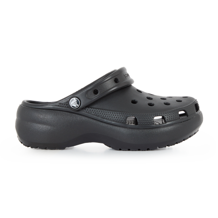 CROCS CLASSIC PLATFORM CLOG ZWART DAMES