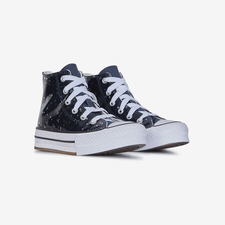 CONVERSE CHUCK TAYLOR ALL STAR EVA LIFT HI GLITTE ZWART/WIT KIND