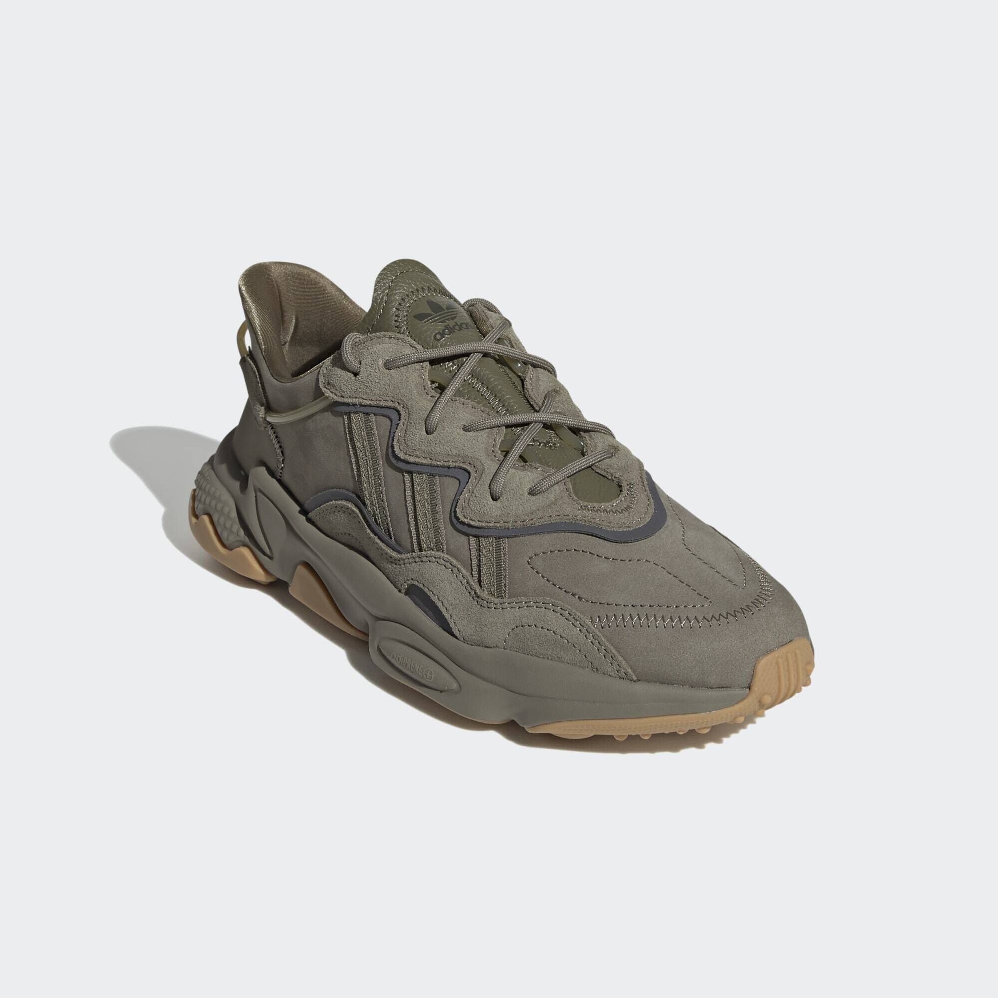 Adidas originals ozweego sneakers in khaki clearance