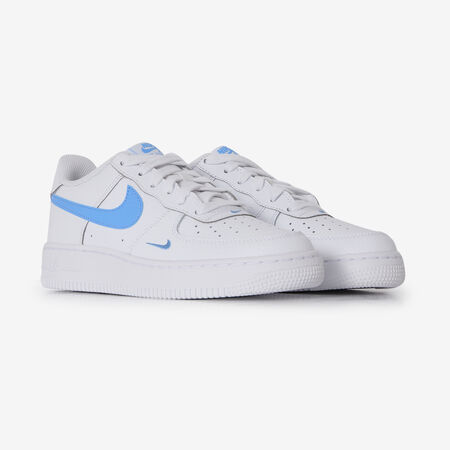 NIKE air force 1 AIR FORCE 1 LOW MINI SWOOSH WIT/BLAUW JUNIOR