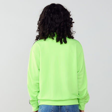 ADIDAS ORIGINALS JACKET FZ FIREBIRD LOOSE GROEN/ZWART DAMES