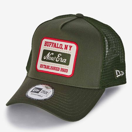 NEW ERA TRUCKER NE PATCH GROEN HEREN