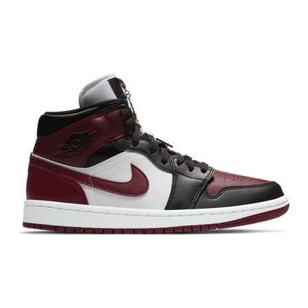 JORDAN air jordan 1 AIR JORDAN 1 MID BORDEAUXROOD/ZWART DAMES