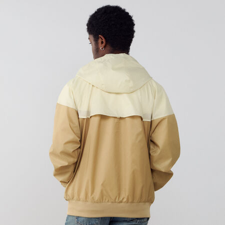 NIKE JACKET WINDRUNNER BEIGE/BRUIN HEREN