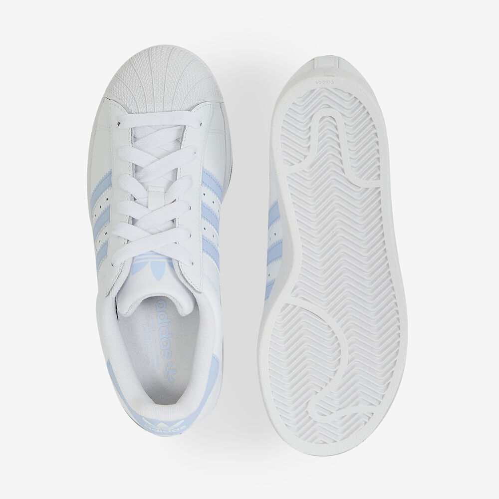 ADIDAS ORIGINALS SUPERSTAR II WIT/BLAUW - SNEAKERS KINDEREN | Courir.nl