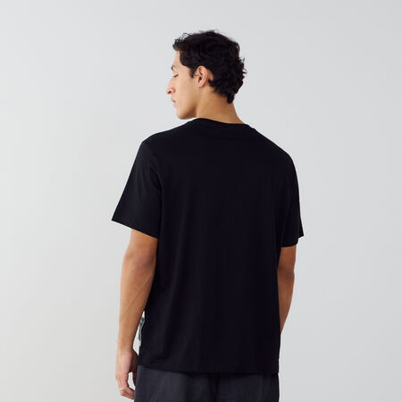 CHAMPION TEE SHIRT NY YANKEES ZWART/WIT HEREN