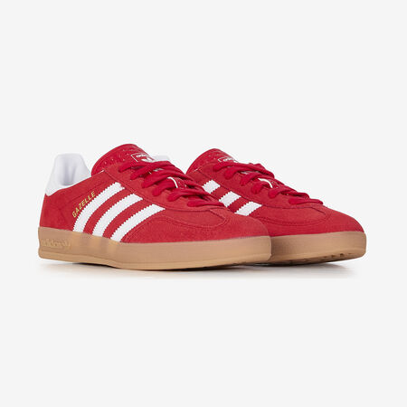ADIDAS ORIGINALS gazelle GAZELLE INDOOR ROOD/WIT JUNIOR