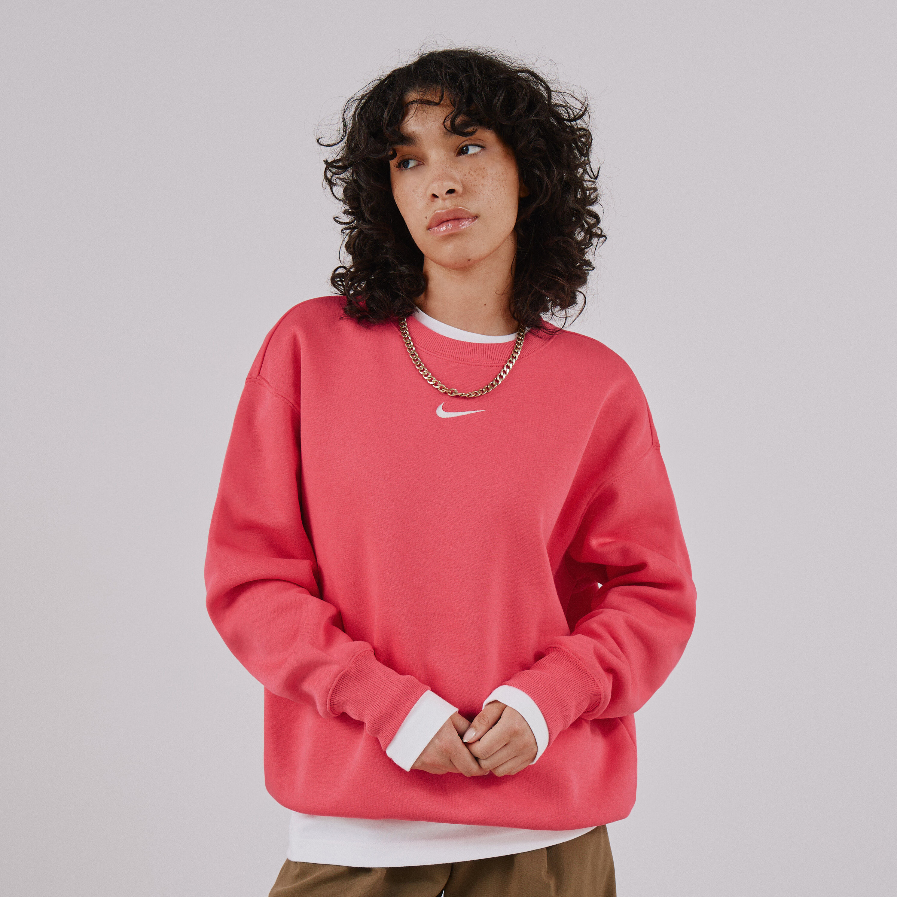 Nike trui dames rood outlet