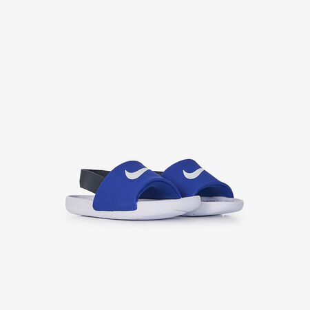 NIKE KAWA SLIDE EL BLAUW/WIT BABY