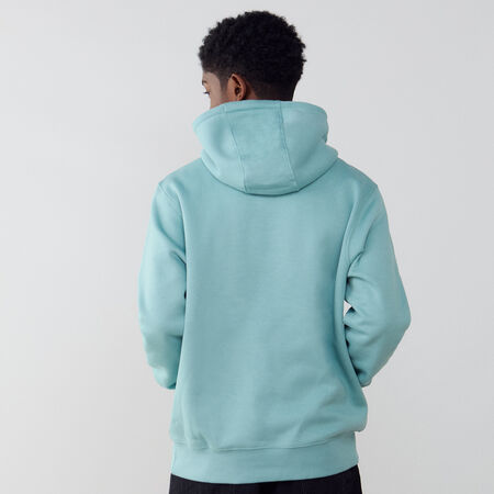 NIKE HOODIE CLUB SMALL LOGO GROEN/WIT HEREN