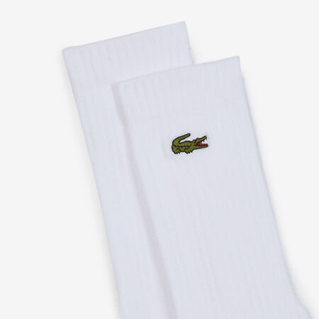 LACOSTE CHAUSSETTES X3 CREW LOGO WIT HEREN